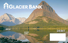 Glacier National Park debit card picture