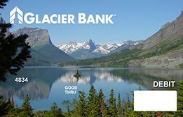 Glacier National Park debit card picture