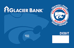 Columbia Falls Wildcats Debit Card Picture