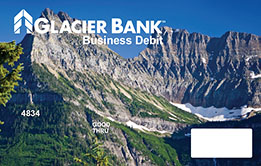 Mountains Business debit card picture