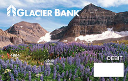 Mountains debit card picture